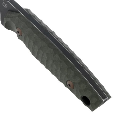 Nóż Fox KS OD Green G10, Top Shield Antracite Stonewashed Niolox by GZ Tactical Knives (FX-627 G10OD) FOX