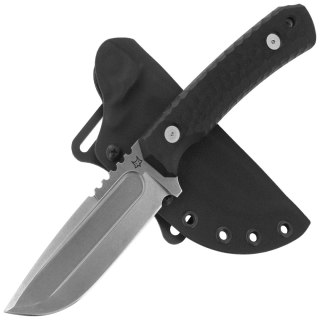 Nóż Fox Monteserra Black G10, Stonewashed Niolox by GZ Tactical Knives (FX-628 G10B) FOX