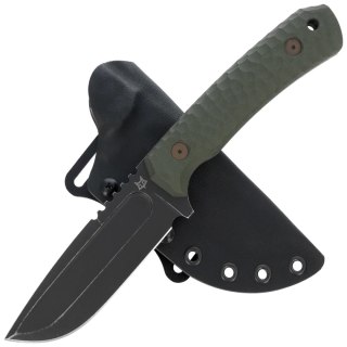 Nóż Fox Monteserra OD Green G10, Top Shield/Stonewashed Niolox by GZ Tactical Knives (FX-628 G10OD) FOX