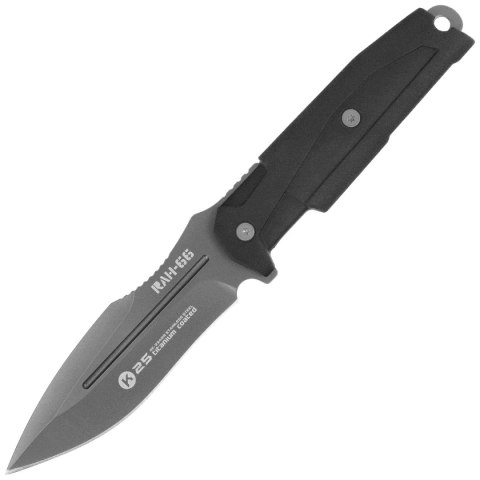Nóż K25 RK-32499 RAH-66 Black Rubber, Titanium 7Cr17Mov K25 by Martinez Albainox