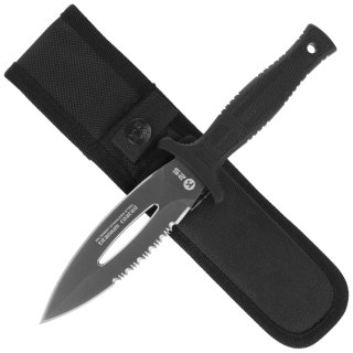 Nóż K25 RK-32607 Boot Knife Rubber Black, Titanium 7Cr17Mov K25 by Martinez Albainox