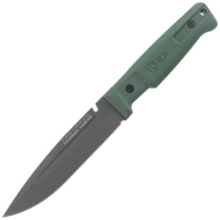Nóż K25 RK-32756 Green Rubber, Black Titanium 4Cr13Mov K25 by Martinez Albainox