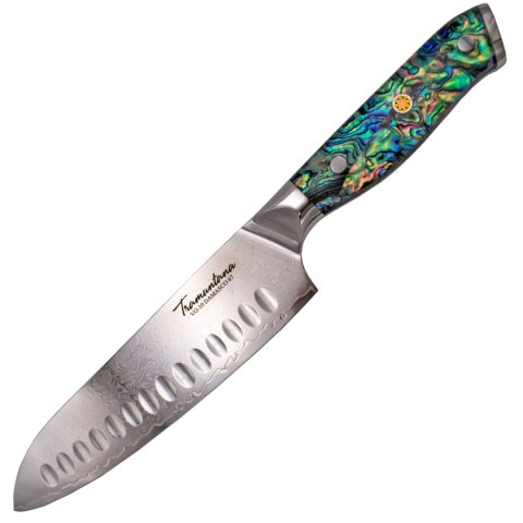Nóż Kuchenny Tramuntana Decor Habitat Santoku Abalone/Epoxy, VG10 Damascus (TK-CD11) Decor Habitat
