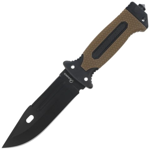 Nóż Martinez Albainox ABS/Rubber Coyote/Black, Black 3Cr13Mov (32664) Martinez Albainox