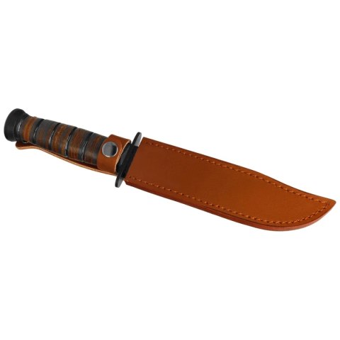 Nóż Martinez Albainox USMC wzór Ka-Bar Brown Leather, Black 3Cr13Mov (31762) Martinez Albainox