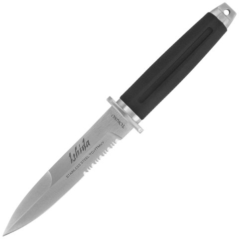 Nóż Tokisu Ishida Black Rubber, Satin 7Cr17MoV (32381) Tokisu by Martinez Albainox