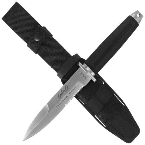 Nóż Tokisu Ishida Black Rubber, Satin 7Cr17MoV (32381) Tokisu by Martinez Albainox