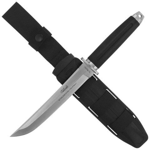 Nóż Tokisu Takeda Black Rubber, Satin 7Cr17MoV (32389) Tokisu by Martinez Albainox