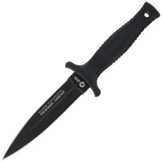 Nóż boot K25 RK-31699 Black Rubber, Black Titanium 7Cr17Mov K25 by Martinez Albainox
