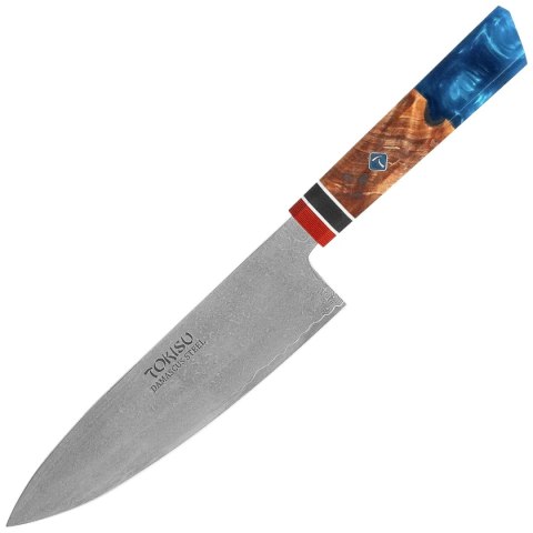 Nóż kuchenny Tokisu Gyuto Stabilized Wood/Epoxy, Damascus (17455) Tokisu by Martinez Albainox