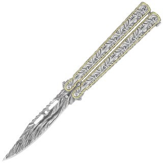 Nóż motylek Martinez Albainox Classic Damask Stainless Steel, Damascus Pattern 3Cr13MoV (02236) Martinez Albainox