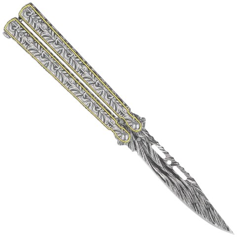 Nóż motylek Martinez Albainox Classic Damask Stainless Steel, Damascus Pattern 3Cr13MoV (02236) Martinez Albainox