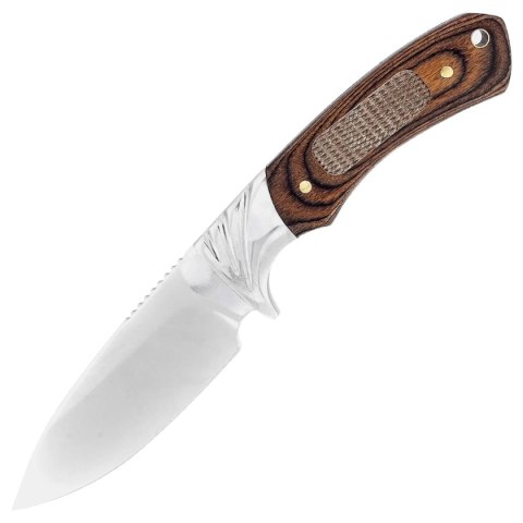 Nóż myśliwski Martinez Albainox Hunting Brown Micarta, Mirror 3Cr13Mov (32272) Martinez Albainox