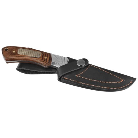 Nóż myśliwski Martinez Albainox Hunting Brown Micarta, Mirror 3Cr13Mov (32272) Martinez Albainox