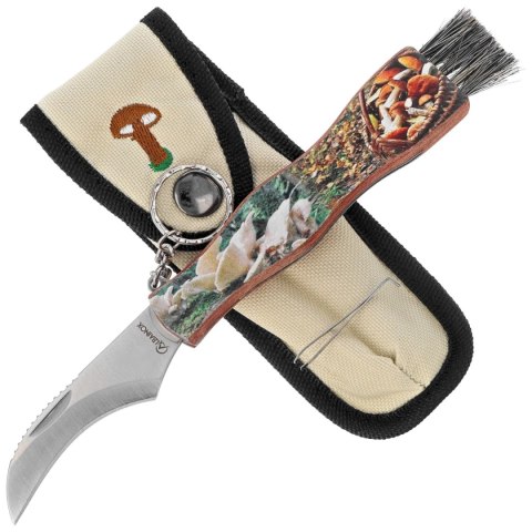 Nóż na grzyby Martinez Albainox Mushroom 3D Wood, Satin 3Cr13Mov (18258) Martinez Albainox