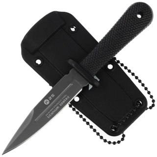 Nóż na szyję K25 Botero Neck Knife Black ABS, Titanium 7Cr17MoV (31898) K25 by Martinez Albainox
