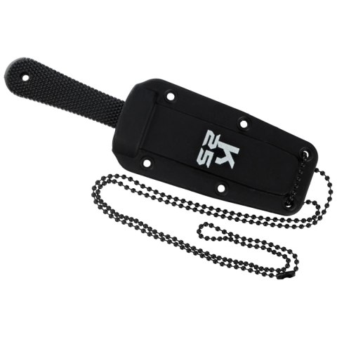 Nóż na szyję K25 Botero Neck Knife Black ABS, Titanium 7Cr17MoV (31898) K25 by Martinez Albainox