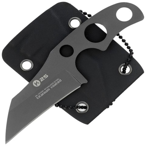 Nóż na szyję K25 RK-32330 Neck Knife Titanium Naked, Titanium 7Cr17Mov K25 by Martinez Albainox