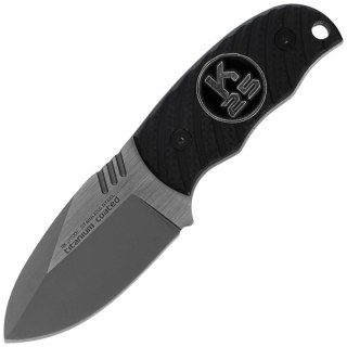 Nóż na szyję K25 RK-32331 Neck Knife Black G10, Titanium/Brushed 7Cr17Mov K25 by Martinez Albainox
