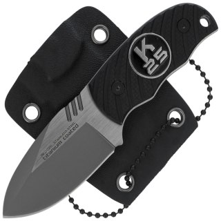 Nóż na szyję K25 RK-32331 Neck Knife Black G10, Titanium/Brushed 7Cr17Mov K25 by Martinez Albainox