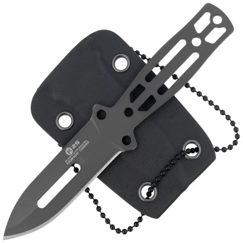 Nóż na szyję K25 RK-32370 Neck Knife Titanium Nakted, Titanium 7Cr17Mov K25 by Martinez Albainox