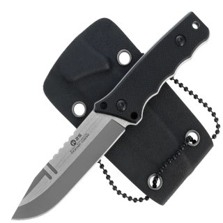 Nóż na szyję K25 RK-32371 Neck Knife Black G10, Titanium 7Cr17Mov K25 by Martinez Albainox
