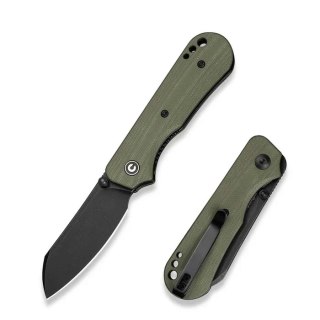 Nóż składany Civivi Crabby OD Green G10, Black Stonewashed 14C28N by Ken Onion Jr. (C24055-1) Civivi by WE Knife