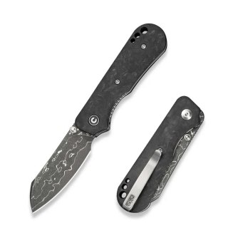 Nóż składany Civivi Crabby Shredded Carbon Fiber, Damascus by Ken Onion Jr. (C24055-DS1) Civivi by WE Knife