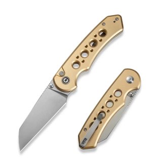 Nóż składany Civivi Pragma Prime Champagne Aluminium, Satin 14C28N (C24067-3) Civivi by WE Knife