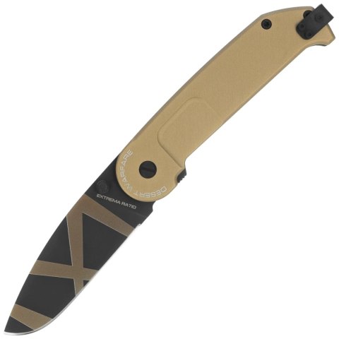 Nóż składany Extrema Ratio BF2 CD Desert Aluminium, Desert Warfare N690 (04.1000.0145/DW) Extrema Ratio
