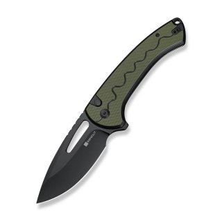 Nóż składany Sencut Squiggy Black / Green G10, Black 9Cr18MoV (S24082A-2) Sencut by We Knife