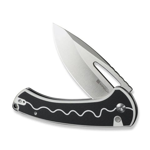 Nóż składany Sencut Squiggy White / Black G10, Satin 9Cr18MoV (S24082A-1) Sencut by We Knife
