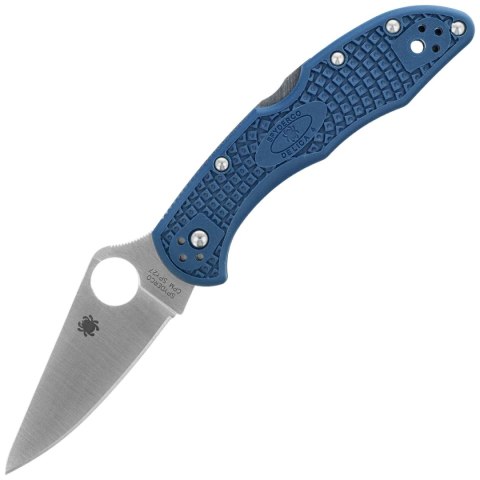Nóż składany Spyderco Delica 4 Cobalt Blue FRN, Satin CPM SPY27 by Sal Glesser (C11PCBL) Spyderco Inc.