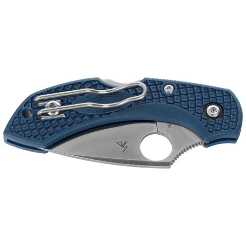Nóż składany Spyderco Dragonfly 2 Cobalt Blue FRN, Satin CPM SPY27 by Sal Glesser (C28PCBL2) Spyderco Inc.