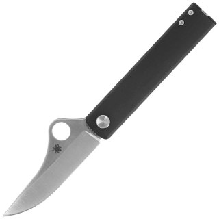 Nóż składany Spyderco Essenza Black Aluminium, Satin N690Co by Riccardo Gobbato (C272ALBKP) Spyderco Inc.