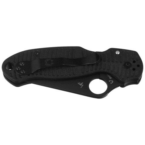 Nóż składany Spyderco Para 3 Salt Black G10, Black DLC MagnaCut by Sal, Eric Glesser (C223GMCBKP) Spyderco Inc.