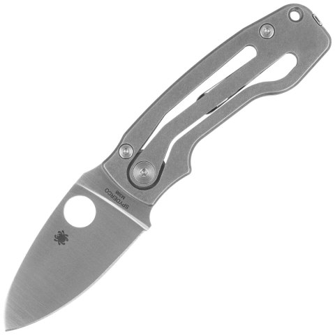 Nóż składany Spyderco Pits 2 Slipit Gray Titanium, Satin M398 by Mike Read (C269TIP) Spyderco Inc.