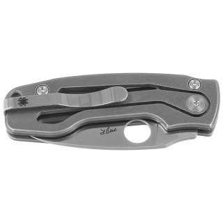 Nóż składany Spyderco Pits 2 Slipit Gray Titanium, Satin M398 by Mike Read (C269TIP) Spyderco Inc.