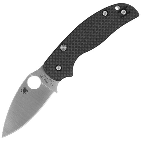 Nóż składany Spyderco Sage 6 Black Carbon Fiber/G10, Satin CPM S30V by Sal Glesser (C123CFBCLP) Spyderco Inc.