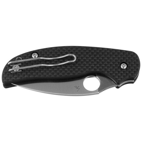 Nóż składany Spyderco Sage 6 Black Carbon Fiber/G10, Satin CPM S30V by Sal Glesser (C123CFBCLP) Spyderco Inc.