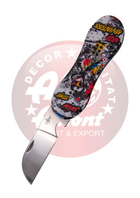 Nóż składany Third Decor Habitat Snowboarder Graphic Aluminium, Mirror 420 (TH-N119C) Decor Habitat