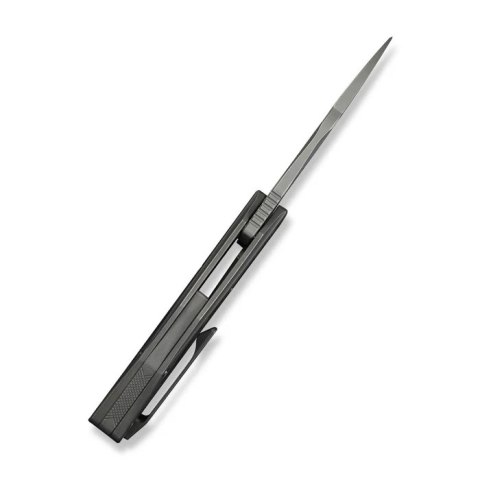 Nóż składany WeKnife Coral SLT Gray Titanium/Marble Carbon Fiber, Gray Stonewashed 20CV by Gustavo T. Cecchini (WE24044-2) WE Knife