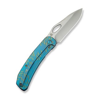 Nóż składany WeKnife Inmate Blue Titanium, Satin CPM 20CV by Jerad Neeve (WE23096B-3) WE Knife