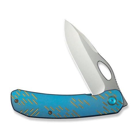 Nóż składany WeKnife Inmate Blue Titanium, Satin CPM 20CV by Jerad Neeve (WE23096B-3) WE Knife