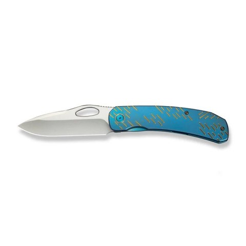 Nóż składany WeKnife Inmate Blue Titanium, Satin CPM 20CV by Jerad Neeve (WE23096B-3) WE Knife