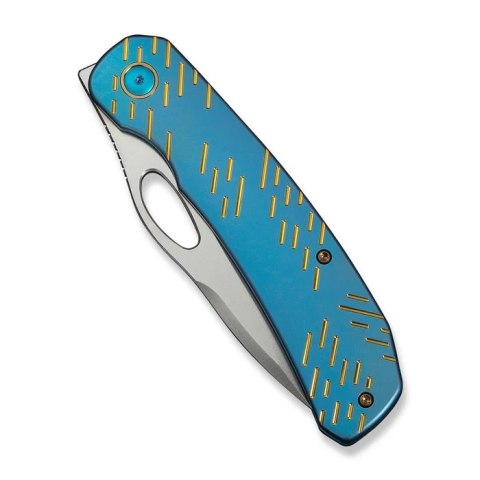 Nóż składany WeKnife Inmate Blue Titanium, Satin CPM 20CV by Jerad Neeve (WE23096B-3) WE Knife