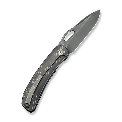 Nóż składany WeKnife Inmate Gray Titanium, Polished Gray CPM 20CV by Jerad Neeve (WE23096B-4) WE Knife
