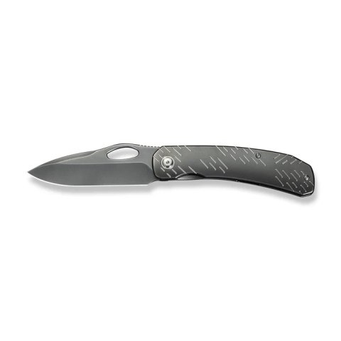 Nóż składany WeKnife Inmate Gray Titanium, Polished Gray CPM 20CV by Jerad Neeve (WE23096B-4) WE Knife
