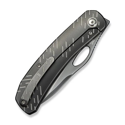 Nóż składany WeKnife Inmate Gray Titanium, Polished Gray CPM 20CV by Jerad Neeve (WE23096B-4) WE Knife