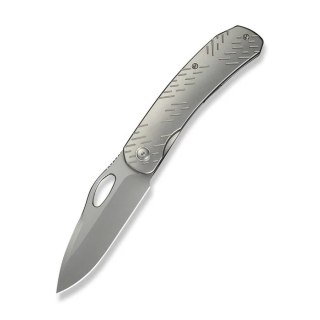 Nóż składany WeKnife Inmate Gray Titanium, Stonewashed CPM 20CV by Jerad Neeve (WE23096B-1) WE Knife